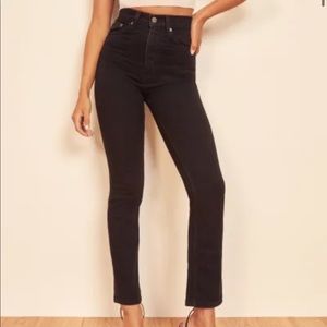 Reformation high waist skinny jeans